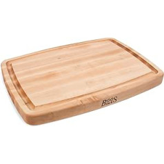 BoosBlocks CB1050-1M2014150 Schneidebrett, Ahornholz, helles Holz su leichtem Rotbraunstich, 51cm x 36cm x 4cm