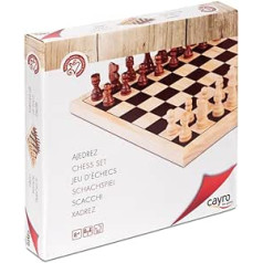 Cayro – Schach – ab 7 Jahren – Holzmodell – Brettspiel für Kinder und Erwachsene – Besiege deinen Gegner in kürzester Zeit – – 2 Spieler