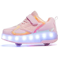 Berniukams Mergaičių Batai Vaikiški batai su ratukais LED Šviečiantys Batai Lauko Sportiniai Batai Mirksintys Batai Riedlentės Batai Treniruokliai Gimtadieniai Šventės
