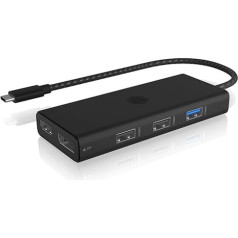 Док-станция ib-dk4011-cpd 9in1,hdmi,dp,cr,type-c