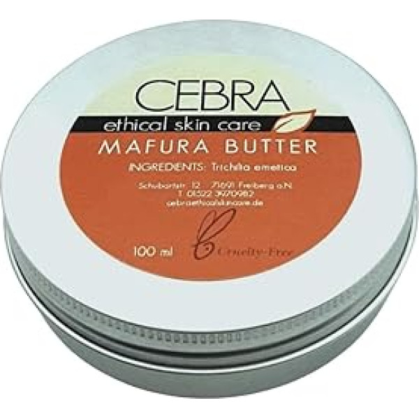 Cebra Ethical Skincare Mafura eļļa sausai ādai un matiem Eļļa