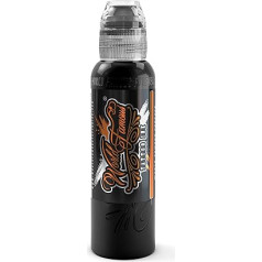 World Famous Tattoo Ink Limitless - Deep Black - Professional Tattoo Paint - REACH Compliant - 120 ml