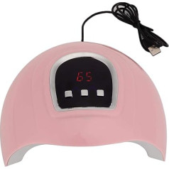 ‎Pongnas 54 W UV Nail Dryer Lamp, LED Gel Nail Polish Dryer, Intelligent Infrared Induction Nail Curing Machine with 30/60/90S Timer