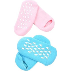 Minkissy 2 poros Bootie Heels moterims Pėdų drėkinamosios kojinės Silikoninės kojinės Odos remontas Drėkinamosios kojinės Kojų losjonas kojinės Mėlynos SPA kojinės Drėkinamosios kojinės Gelinės kojinės