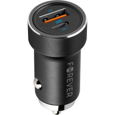 Forever CC-06 PD QC Car Charger USB-C / USB / 20W