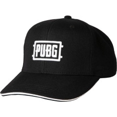 PUBG Logo Snap-Back / cepure, melna, Onezise, melna