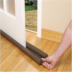 2 Pack Door Window Draught Excluder Double Draught Excluder Draught Excluder Double Draught Excluder Energy Saving Insulating Cold Air Wind Dust Blocker Sealing Stopper (Dual