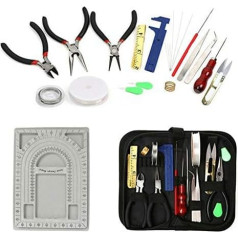 Yizunnu 23 Piece Jewellery Repair Tool Set Wire Beads Pliers