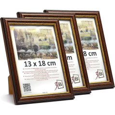 3-B Bari Деревянная рамка для фотографий, рамка для фотографий, рамка для фотографий с прозрачным стеклом