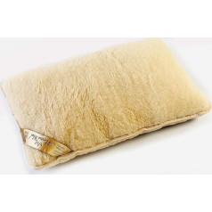 1 x Merino Wool Quality Mark Pillow Sleeping Pillow 900 g Merino Wool 40 x 80 cm Virgin Wool