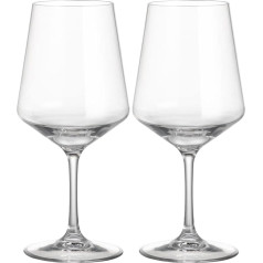 BRUNNER R&W vīna glāžu kolekcija Reserve 0830213N.C71 Elegantās sarkanvīna un baltvīna glāzes 58 Cl 2 gab. komplekts