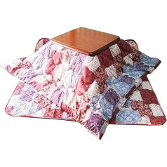 Wbjlg Kotatsu galds ar sildīšanu un segu Silts tatami zems vietas paklājs Kafijas galdi Japāņu Kotatsu sildīšanas galds Japāņu tatami dzīvojamās istabas galds Kombinēts sildīšanas galds Ziemas mājas būtiskākais