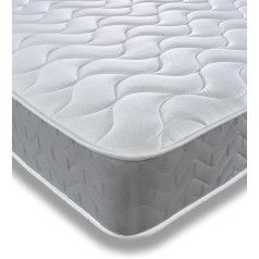 Starlight Beds Putu matracis īss, Memory Foam Polyester Cotton Blend Foam Star-Cool Hyper Breathable Sleep Surface Cotton Blend, pelēks, īss