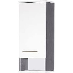 Schildmeyer Rocki 118030 Wall Cupboard 60 x 70.5 x 20.5 cm White / Ash Grey Decor