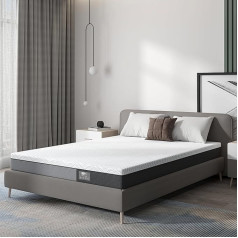 Bedstory Mattress Foam Grey/White 160 × 200 cm