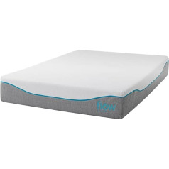 Cecotec Flow ViscoAdapt Fresh and Clean 7500 90x200 matracis, Memory Foam, Weiss, 90x200 cm