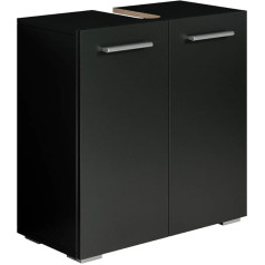 Badplaats B.v. Jupiter Bathroom Furniture Black - Base Cabinet Bathroom Furniture Set Bathroom Cabinet Cabinet Sink Base Cabinet