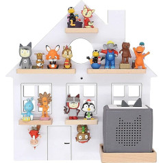 Boarti Children's shelving house, small, suitable for the Toniebox and approx. 25 Tonies - Play and Collect
