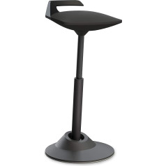 Aeris Muvman stāvošs krēsls - ergonomisks palīglīdzeklis veselīgai un aktīvai sēdēšanai un stāvēšanai - regulējams stāvgalds ar sēdekļa augstumu no 51 līdz 84 cm.