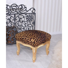 Palazzo Int Cat689a16 Palazzo Small Stool with Animal Print Design