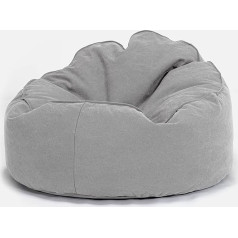 Lounge Pug , Mini mamutu pupiņu maisu krēsls Stonewashed Pewter