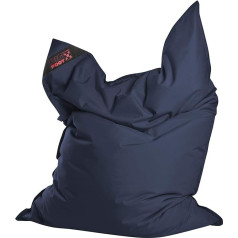 Sittin – Point Sitting Point BigFoot SCUBA Comfortable Bean Bag 130 x 170 x 20 cm 380 L Iekštelpu/āra Ražots Vācijā, džinsa zils