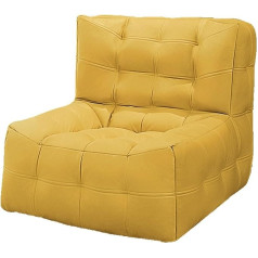 Yaxansih Židinio kėdė, tinginių grindų sofa-lova, kampinis pupelių maišas suaugusiesiems, tatamio sofa, kampinis krėslas, sofa svetainei, miegamajam, salonui, biurui, geltona