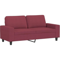 Vidaxl Диван 2-местный, Lounge Sofa Couch с подлокотниками и задней подушкой, Дизайн дивана для гостиной с металлическим каркасом, Мебель для сидения д