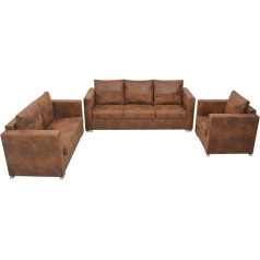 Whopbxgad Āra terases komplekts,Āra mēbeļu komplekts,Karalienes guļamdīvāns,Sofagarnitur 3-TLG. Künstliches Wildledercouch,honbay sectional Sofa,gnixuu sectional Sofa,Love sac Couch,