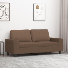 Lapooh 2-Sitzer-Sofa Braun 140 cm Stoff, Loungesofa, Sofas & Couches, Relaxsofa, Couch für Wohnzimmer, Couch Mit Schlaffunktion - 359394