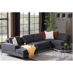 Jv Möbel Textile Couch Living Room Corner Furniture Set Couchen Upholstery