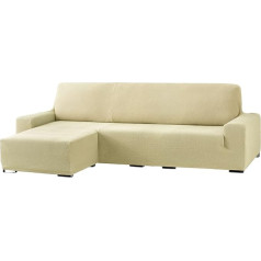 ‎Eysa Eysa Cora Bi-Elastic Sofa Throw Chaise Longue Short Sleeve Left Front View Krāsa 01-Beige Poliesters Kokvilna 39 x 35 x 19 cm