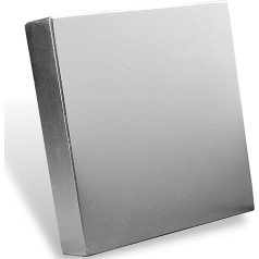 Neodīma magnēts - Īpaši spēcīgi super magnēti Cuboid Large - Neodīma magnēti Power Block Plate 100 x 100 x 20 mm N52-620 kg