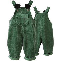 Happy Cherry Baby Dungarees Zēni Meitenes Meitenes velvets Dungarees Toddler Regulējamas lencītes Dungarees velvets Jaundzimušo bez piedurknēm viena gabala Romper vispārējā 70-120