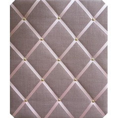 Auduma uzrakstu/piezīmju/atmiņu tāfele/Vision Gold Studwork X-Large 48 x 60 cm Rose Pink Linen, Ziņojumu dēļi, Ziņojumu dēļi