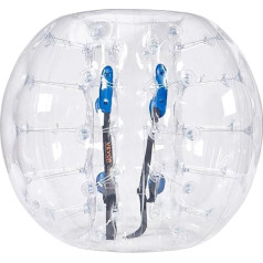 VEVOR Piepūšamā bumba Bump Ball Bumper 1 gab. 1,2 m x 1,03 m, cilvēku sadursmju bumba, PVC ķermeņa burbuļu bumba āra aktivitātēm, caurspīdīgu punktu piepūšamā bumba Bumper Ball