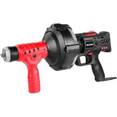 Drenāžas Auger Auto Feed Handheld 7m Electric Max 300W kabelis ar nomaināmu kabeli Elastīga čūska aizsērējumu tīrītājs santehnika 19-50mm caurulēm Virtuves izlietne izlietne Tualete Tub & Dušas ar LED gaismu