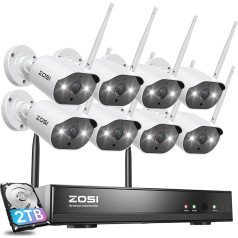 Zosi 1080p ārējā WiFi videonovērošanas sistēma