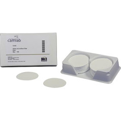 Camlab 100 Grade 263 stikla mikrošķiedras filtrpapīrs, 0,7 µm, diametrs 47 mm, 1171245