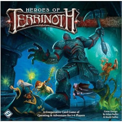 Fantasy Flight Games FFGTER01 Heroes of Terrinoth: Piedzīvojumu kāršu spēle, jauktas krāsas