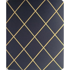 Liels 40x48cm Luxe Black Felt & Gold Elastic Criss-cross, Informatīvie stendi, ziņojumu dēļi, ziņojumu dēļi