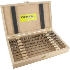 Famag holzspiralb. Komplekts, Hss-G Long 7 gabali koka kastē GL 250 mm 159 950 700