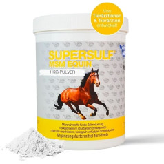 NutriLabs Supersulf MSM Equin pulveris zirgu cīpslu un saišu stiprināšanai 1,0 kg