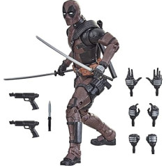 Hasbro F0210 Marvel Legends Series 15 cm Premium Deadpool figūriņa no otrās Deadpool filmas ar 11 aksesuāriem, 14+ gadi