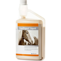 Alfavet EquiDigest Liquid, Supports Digestive Activity, Compensate for Chronic Insufficiency of Small Insufficiency, Diet Supplementary Feed for Horses, 1000 ml Dosing Bottle