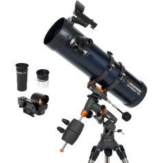 Celestron 31045 AstroMaster 130EQ Newtonsches Spiegelteleskop, Dunkelblau