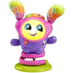 Fisher-Price Teaching Dance Star DJ interaktīvā rotaļlieta Polija Valodu versija ar gaismām, mūziku un šūpolēm, HRD21