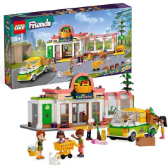 LEGO 41729 Friends Organic Shop, spēļu komplekts ar 2023. sērijas varoņiem, rotaļlietu veikals meitenēm un zēniem no 8 gadiem