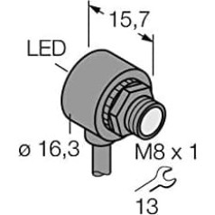 3066659 - T8AP6D50, optisks sensors Refleksijas sensors Miniatūrsensors