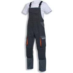 Uvex Metal Pro 8972 Herren-Arbeitshose - Grau-Orange Männer-Latzhose